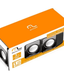 Caixa de som 3w rms mini preta SP144 Multilaser CX 1 UN