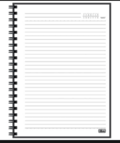 Alternative view of Caderno Capa Pp Espiral Cambridge Definit 179X240 80 Folhas Preto