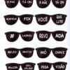 60 Óculos Balada Texto Personalizado + Caneta - Image 10