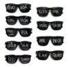 10 Óculos Rayban Festa Escrito Frase Sortida