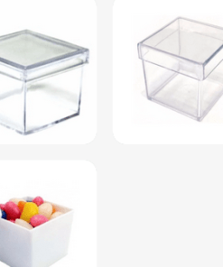 Caixa 5x5 Cristal - 10 unidades