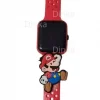 Super Mario Bros Relogio Digital E Oculos Escuro Vermelho - Image 5