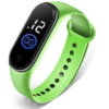 Relógio Led a prova d agua Pulseira de Borracha Pulso Silicone verde - Image 2