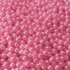 100 Pérolas 6mm ABS Inteira Com Furo 10g rosa médio - Image 2
