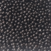 100 Pérolas 6mm ABS Inteira Com Furo 10g preto - Image 2