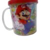 Relogio Super Mario Bros Kit Infantil Boneco + Copo Oculos - Image 3