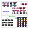 10 Oculos Blogueira Com Frase Colorido + Caneta - Image 2
