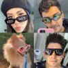 10 Oculos Blogueira Com Frase Colorido + Caneta - Image 5