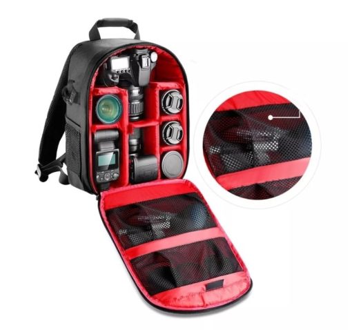 Mochila fotografica profissional Fotografia Câmeras Lentes Dslr Neewer fotografo