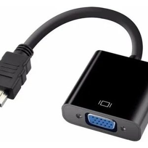 Cabo Adaptador Hdmi Para Vga E Tv Pc Xbox360 Notebook Projetor Audio E Video Dr Hank