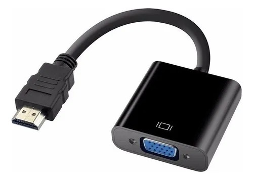 Cabo Adaptador Hdmi Para Vga E Tv Pc Xbox360 Notebook Projetor Audio E Video Dr Hank