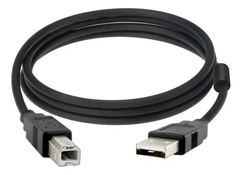 Cabo Usb A/b 2.0 De 2 Metros Para Impressora Com Filtro