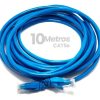 Cabo De Rede 10m Cat5e 10 Metros Azul Ethernet Lan Rj45 Boyu Cell