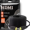 Cabo Hdmi 10m Metros 4k 3d Full Hd Blindado Premium Tv Pc