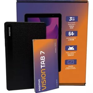 Tablet Positivo Vision TAB 7 - Processador Octa-Core 3GB RAM 64GB Armazenamento, Tela 7” IPS, Bateria 3100mAh, Android 1