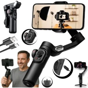 Estabilizador Gimbal 360 Profissional Rastreador Suave Pro