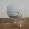 Porta alexa em acrilico transparente preto ou branco suporte de mesa