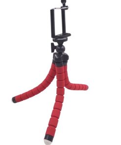 Tripé De Esponja Flexível – Vermelho
