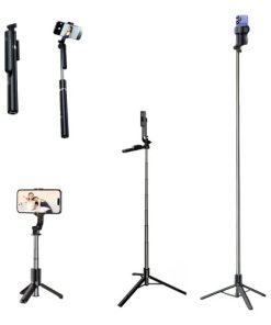 Tripé / Bastão Para Celular Portátil Até 1,70 M Com Controle