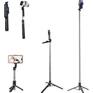 Tripé / Bastão Para Celular Portátil Até 1,70 M Com Controle