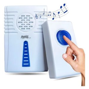 Campainha Sem Fio Residencial Wireless De Longo Alcance Wifi Branco