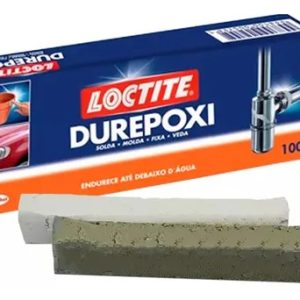 Durepóxi Adesivo Epóxi Massa Loctite 100g Henkel Cor Cinza