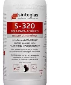 Cola Líquido Sinteglas Cola Acrilico E Policarbonato Ultra-s