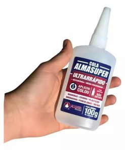 Cola Instantânea Almasuper 100g Adesiva Secagem Rápida