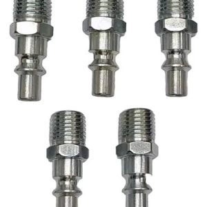 Jogo 5 Pinos Conexão Pneumática P/ Engate Rápido Rosca 1/4