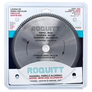 Lâmina Serra Circular 250mm Ferro Alumínio Madeira 120d