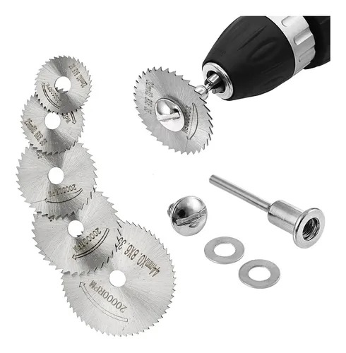 Disco Serra Circular Madeira Retifica E Furadeira C/6 Peças