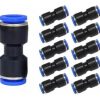Kit Emenda Pu 50 Peças/10 Peças De 4mm/ 6mm/ 8mm/ 10mm/ 12mm