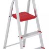 Escada De Alumínio Dobrável Compacta com 3 Degraus - Botafogo - Leve e Resistente