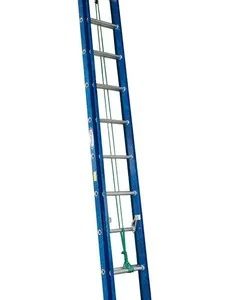 Escada Extensível Premium 19 Degraus Tipo D Em Alumínio E Fi