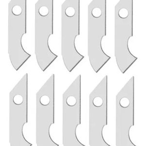 Kit 10 Lâminas Cortador Estilete Riscador Acrílico Plástico