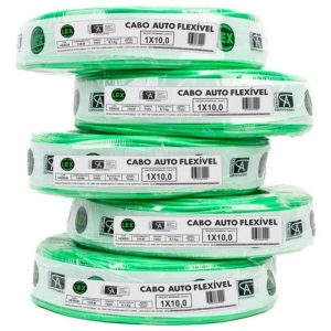 Fio Elétrico Flexível 10mm 100 Metros.