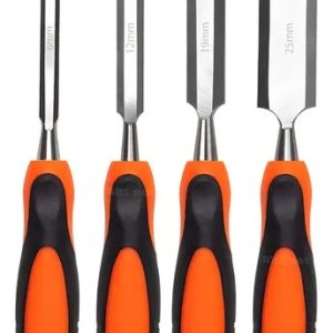 Jogo Kit 4 Peças Formão Profissional Para Entalhar Madeira USD