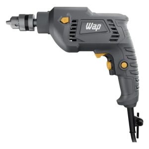 Parafusadeira e Furadeira de Impacto WAP WF 700FE Mandril de 3/8'' 700W Cinza e Amarela