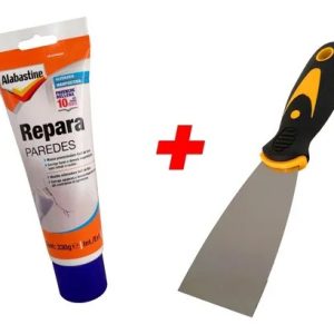 Kit Repara Paredes 330g Massa Corrida Alabastine + Espátula