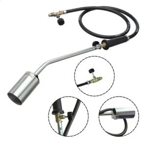 Maçarico Lança Chamas Manta Asfáltica 2 Registros Bujão P13