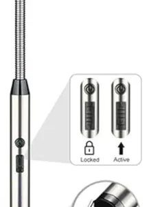 Isqueiro Elétrico Nível De Carga Em Tempo Real Gira Em 360