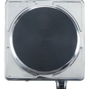 Fogão Fogareiro Elétrico Portátil 1 Boca 1500W de Mesa Camping Temperatura Regulável Agratto Fma Voltagem