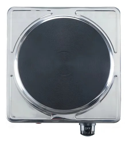 Fogão Fogareiro Elétrico Portátil 1 Boca 1500W de Mesa Camping Temperatura Regulável Agratto Fma Voltagem