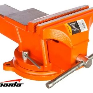 Torno Morsa de Bancada Rotativa Com Bigorna 5pol 125mm 1 Pc Sparta 1862555 Laranja
