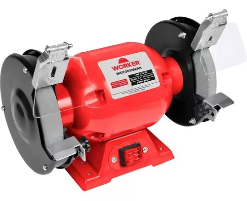 Moto Esmeril Lixadeira De Bancada 6 Pol 735w 1cv Worker