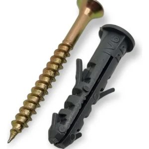 100 Parafuso Phillips C/ 100 Bucha 6 Anel 6mm- Total 200pçs