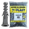 Bucha Ivplast 6mm C/ Aba Anel Sem Parafuso Pacote 1000 Peças