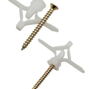 50 Bucha Gesso 4-16mm Drywall C/parafuso Phillips Bucha6mm