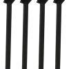Kit 4 Pé 75cm Mesa Tubo Cannes Hairpin Legs Preto Reforçados Preto