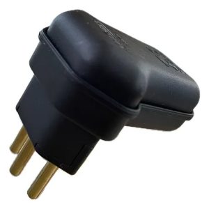 Plugue Macho Lateral 2p+t 20a Pt Margirius 90º Prensa Cabo